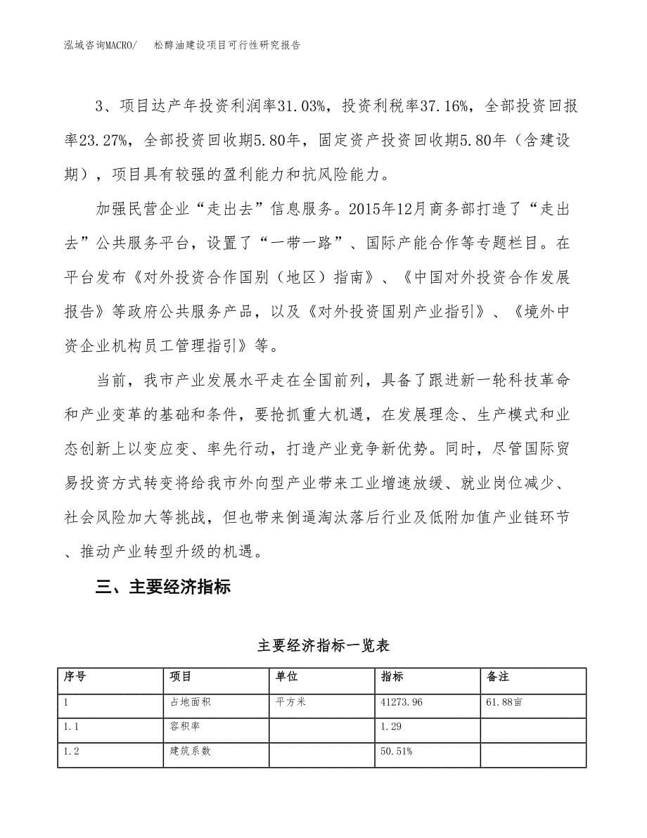 松醇油建设项目可行性研究报告（62亩）.docx_第5页