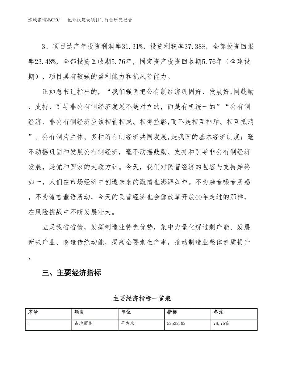 记录仪建设项目可行性研究报告（79亩）.docx_第5页