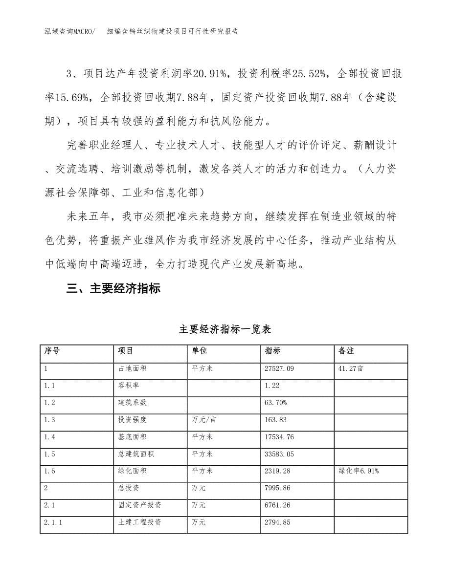 细编含钨丝织物建设项目可行性研究报告（41亩）.docx_第5页