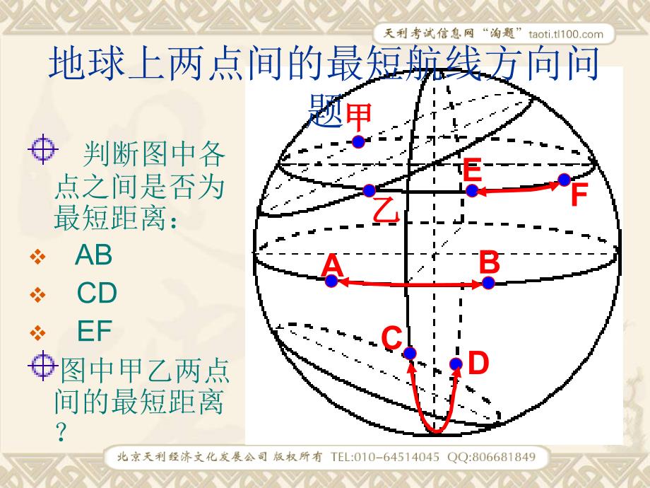 高三地理地球上两点间最短航线的方向课件-2分解_第4页