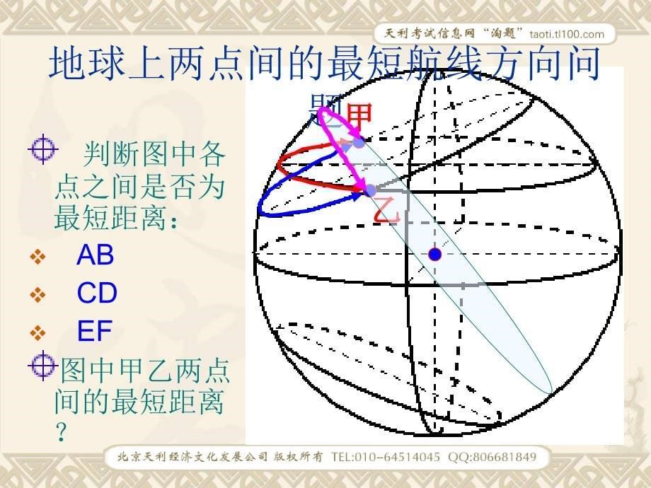 高三地理地球上两点间最短航线的方向课件-2分解_第5页