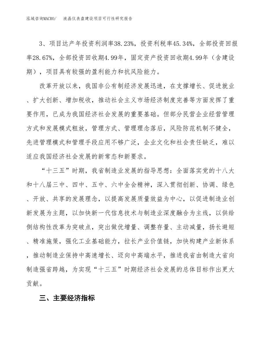 液晶仪表盘建设项目可行性研究报告（62亩）.docx_第5页