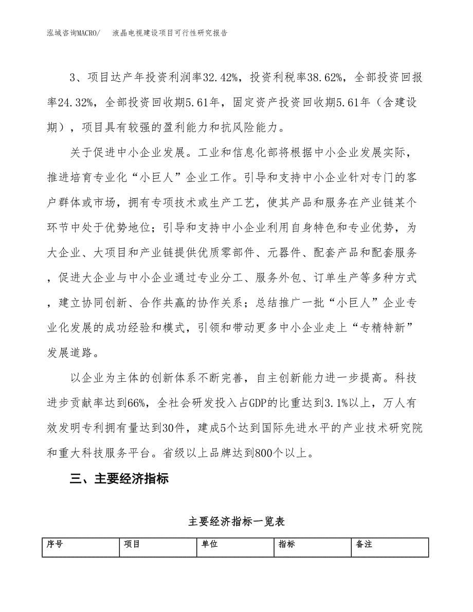 液晶电视建设项目可行性研究报告（42亩）.docx_第5页