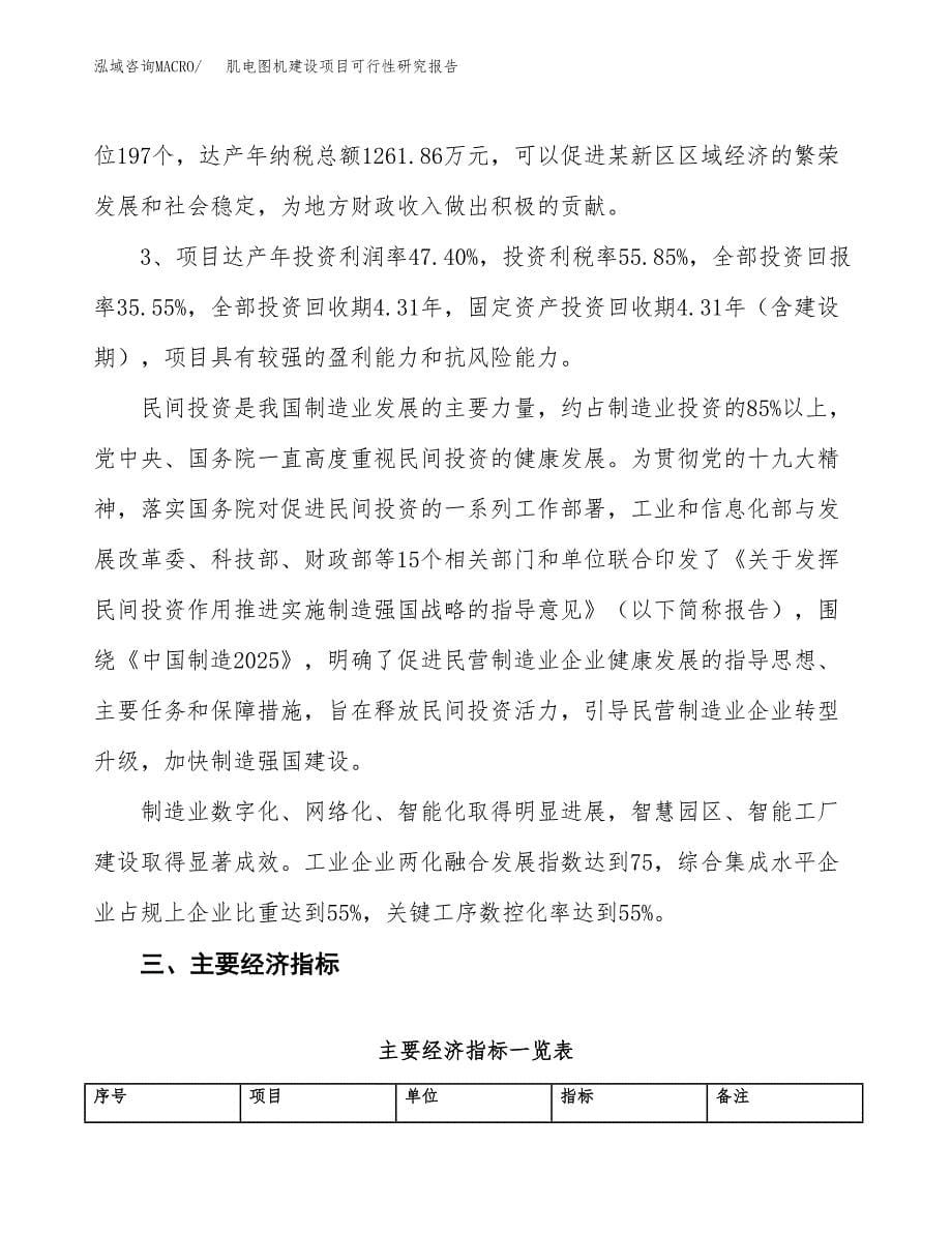 肌电图机建设项目可行性研究报告（26亩）.docx_第5页