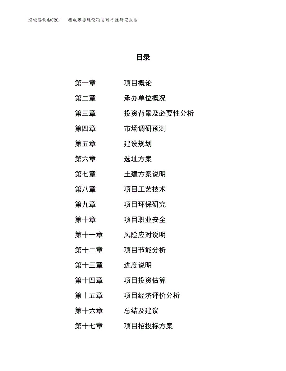 钽电容器建设项目可行性研究报告（83亩）.docx_第1页