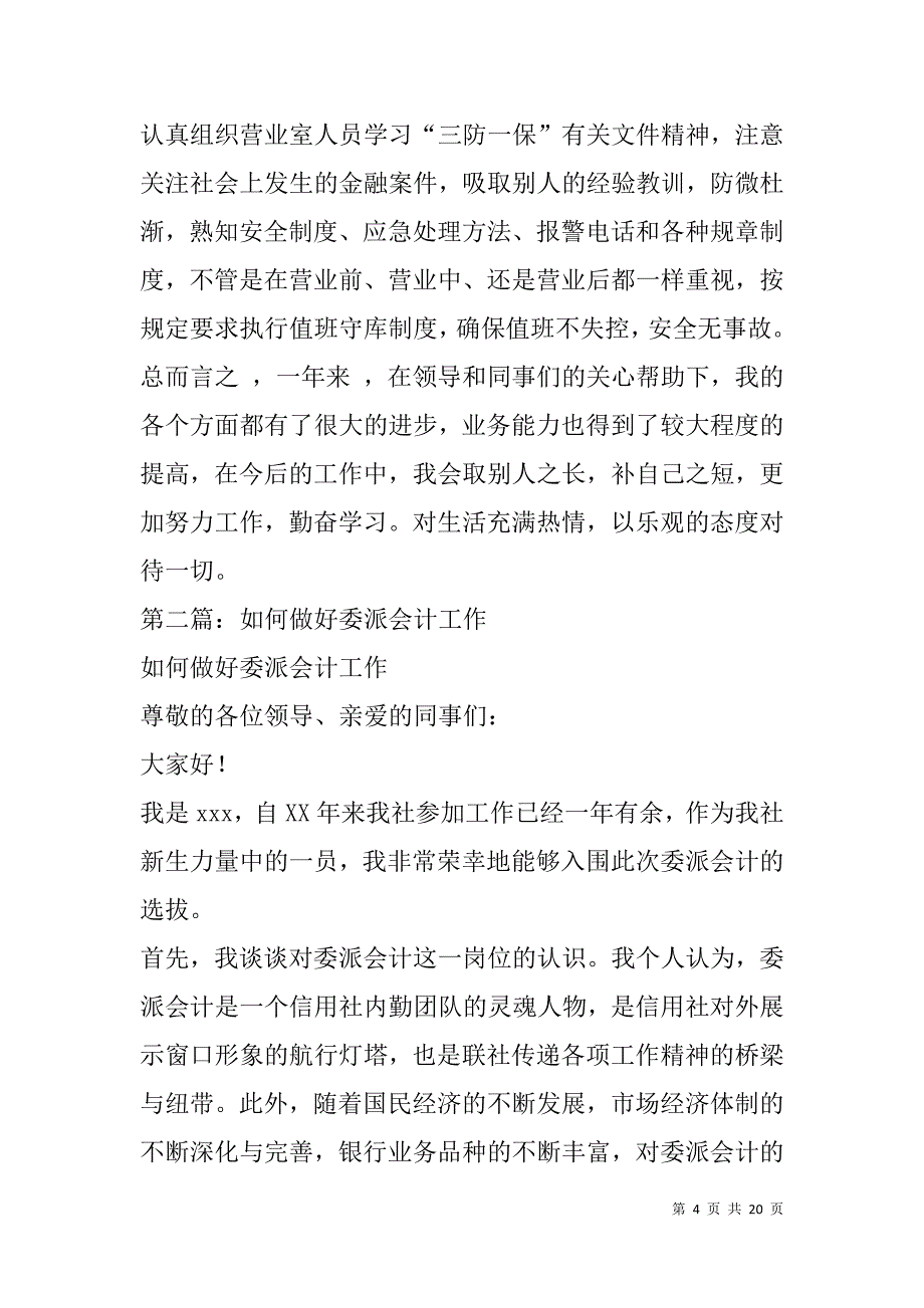 银行委派会计工作总结(精选多篇).doc_第4页