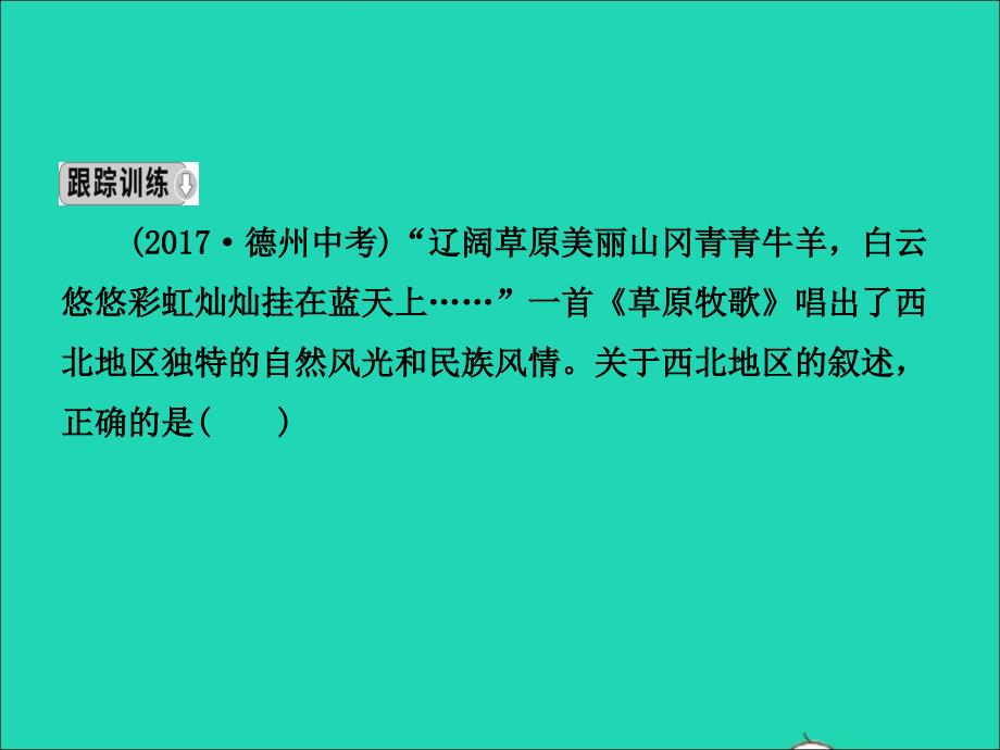 （人教版通用）2019届中考地理复习 八下 第八章 西北地区课件_第3页