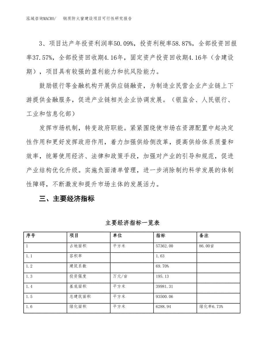 钢质防火窗建设项目可行性研究报告（86亩）.docx_第5页