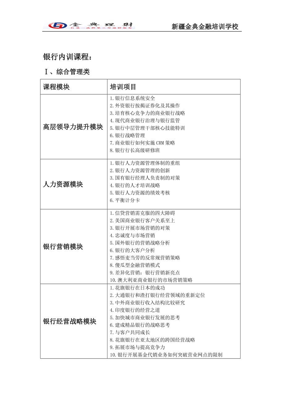 银行培训课程体系设计_第3页