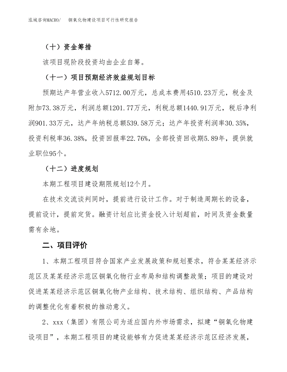 铜氧化物建设项目可行性研究报告（20亩）.docx_第4页