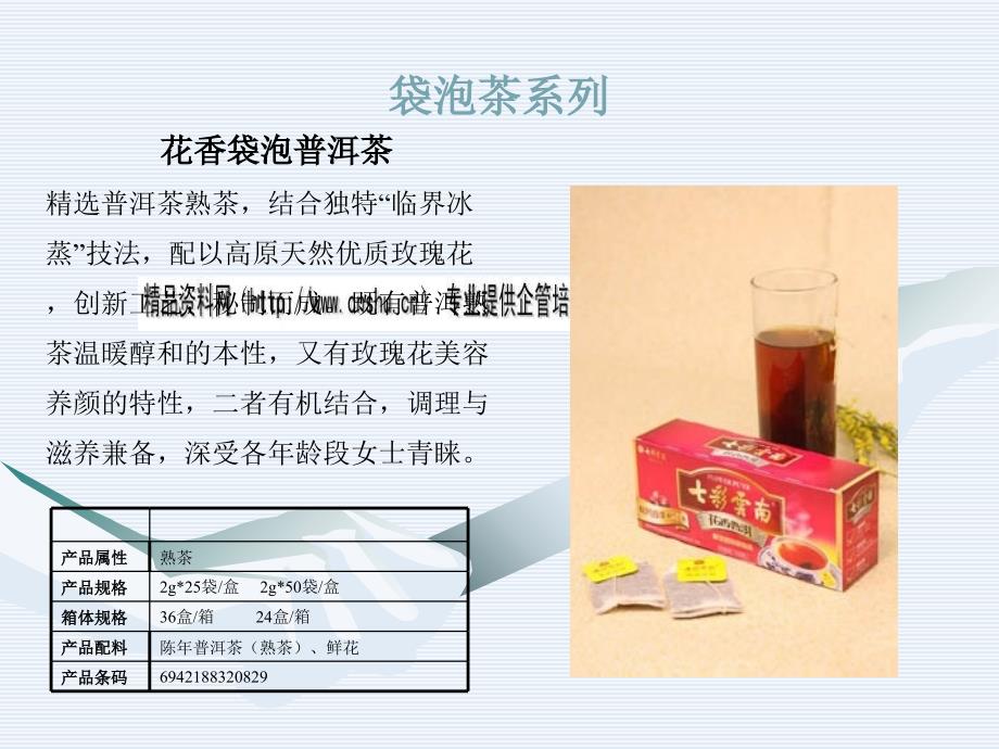 袋泡茶系列与七彩云南小金沱系列_第4页