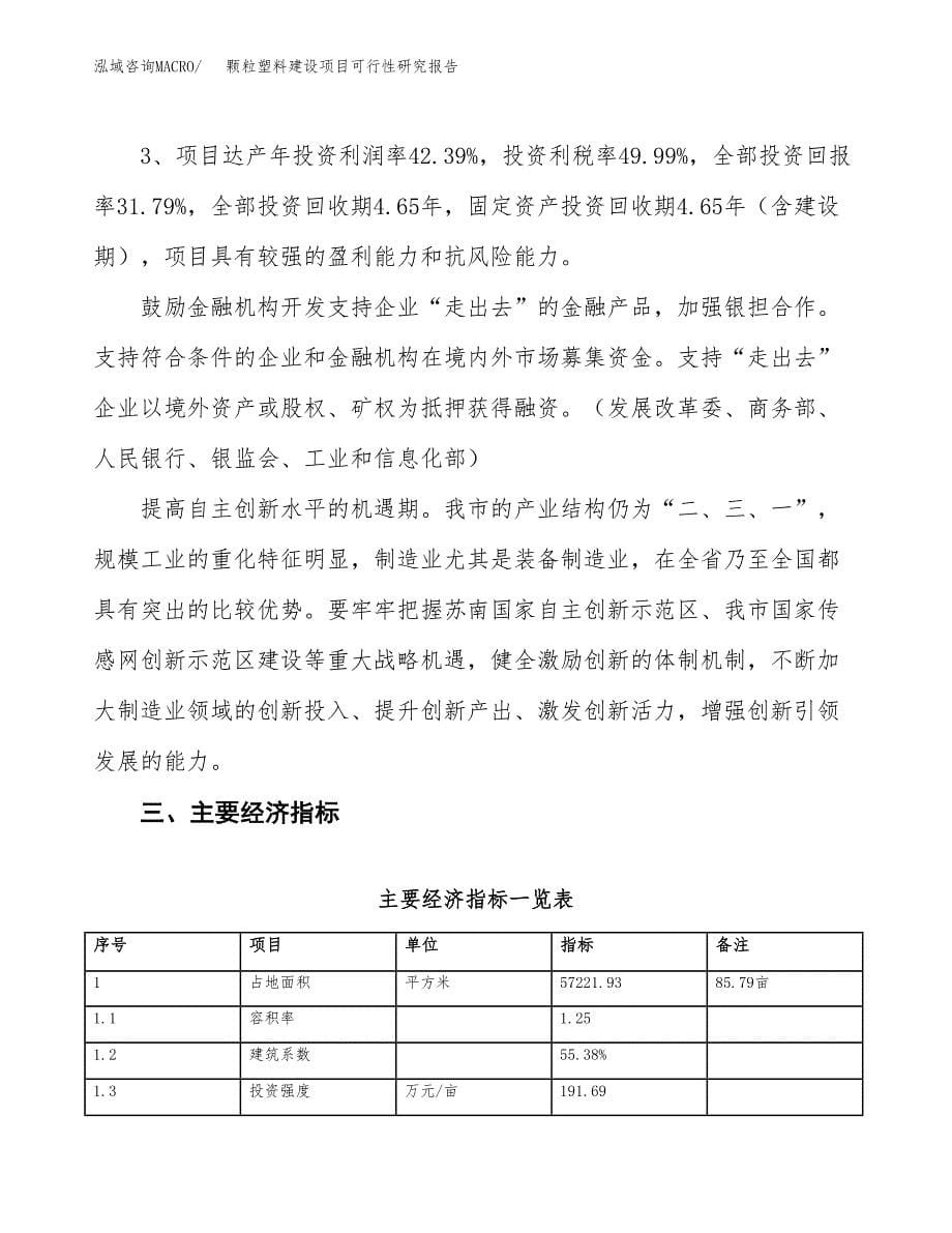 颗粒塑料建设项目可行性研究报告（86亩）.docx_第5页