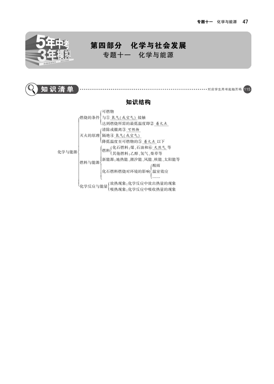 （河北专版）2019年中考化学复习 专题十一 化学与能源（讲解部分）素材（pdf）_第1页