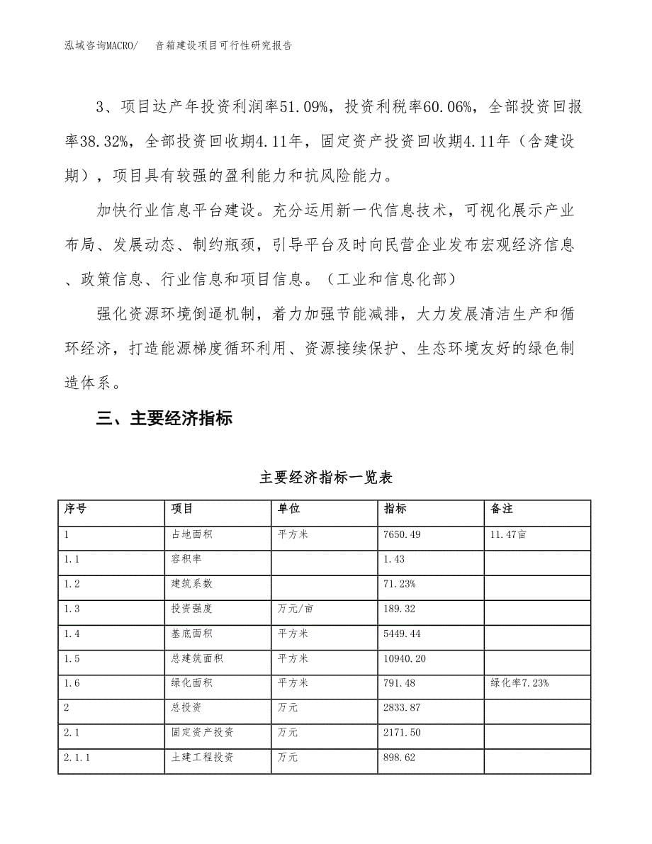 音箱建设项目可行性研究报告（11亩）.docx_第5页