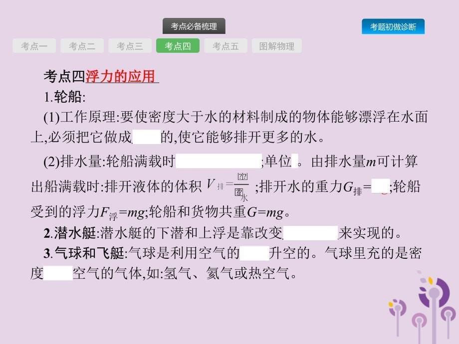 （课标通用）甘肃省2019年中考物理总复习 第三单元 压强和浮力 第8讲 浮力课件_第5页