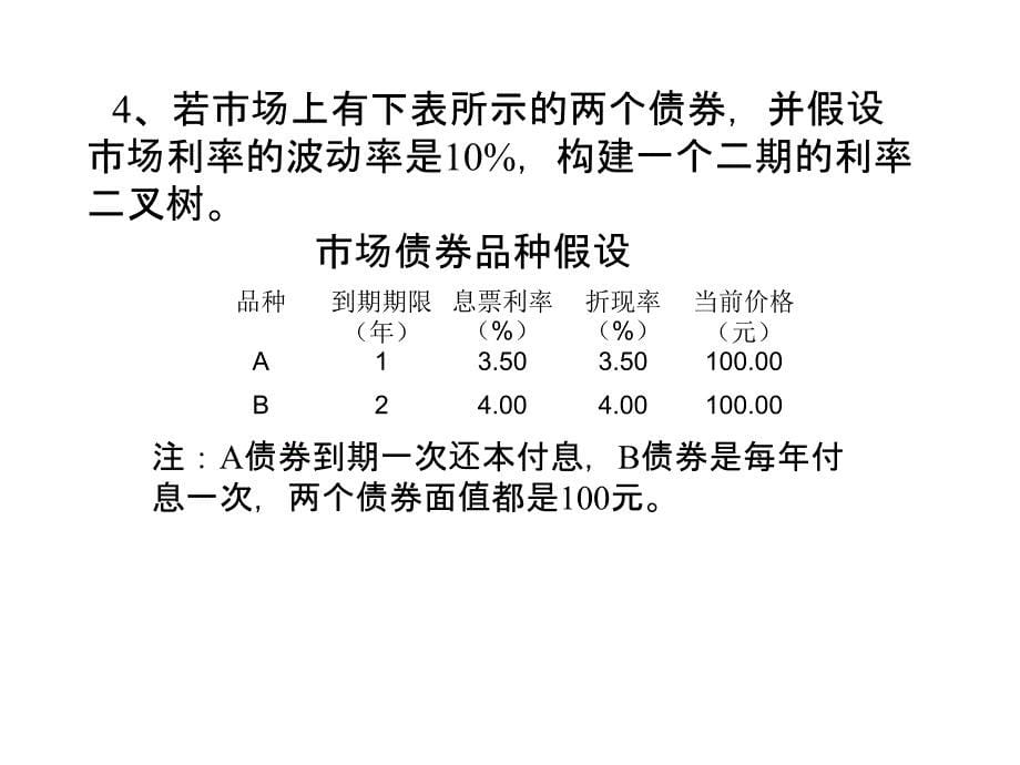 固定收益证 券题目及答案_第5页