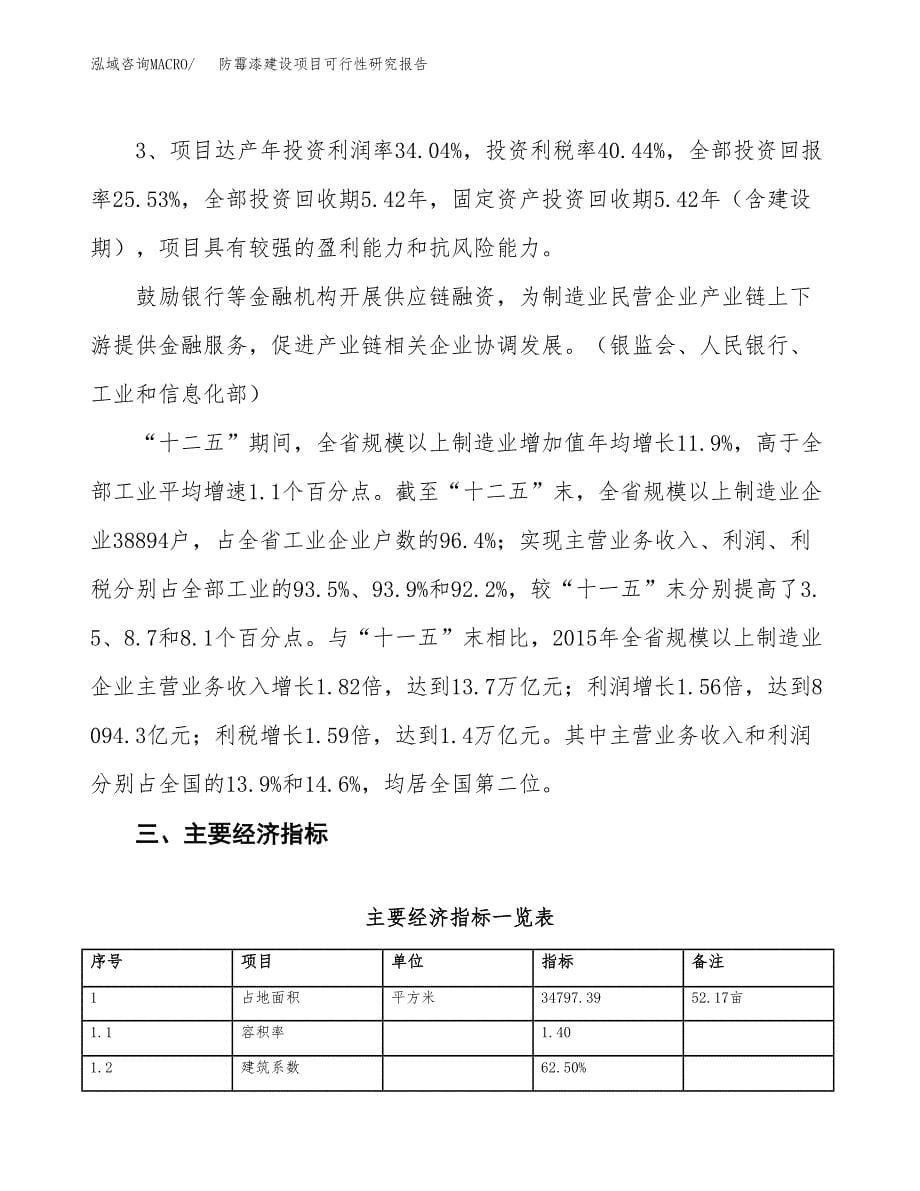 防霉漆建设项目可行性研究报告（52亩）.docx_第5页