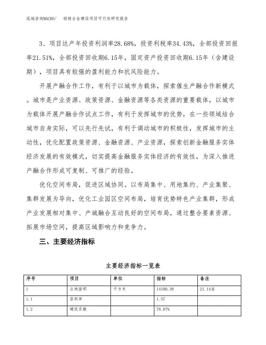 铝镁合金建设项目可行性研究报告（21亩）.docx_第5页