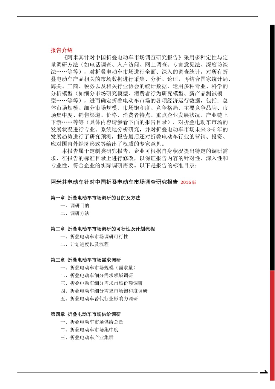 阿米其针对中国折叠电动车市场调查研究报告_第2页