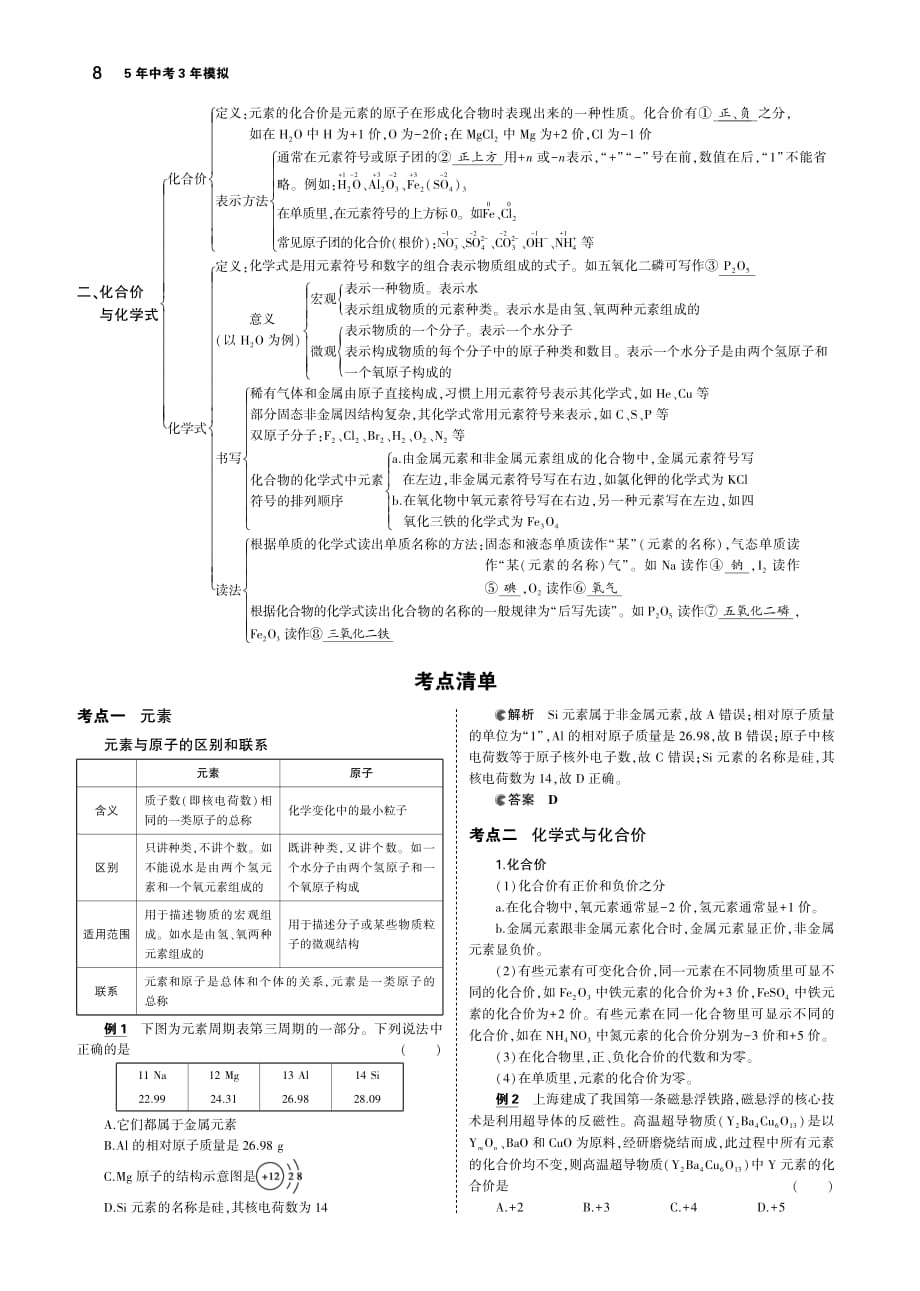 （北京专用）2019年中考化学复习 专题三 元素组成物质（讲解部分）素材（pdf）_第2页
