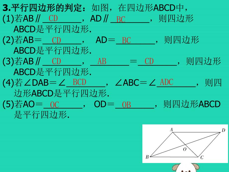 （通用版）2019中考数学冲刺复习 第五章 四边形 第23课 多边形与平行四边形课件_第3页