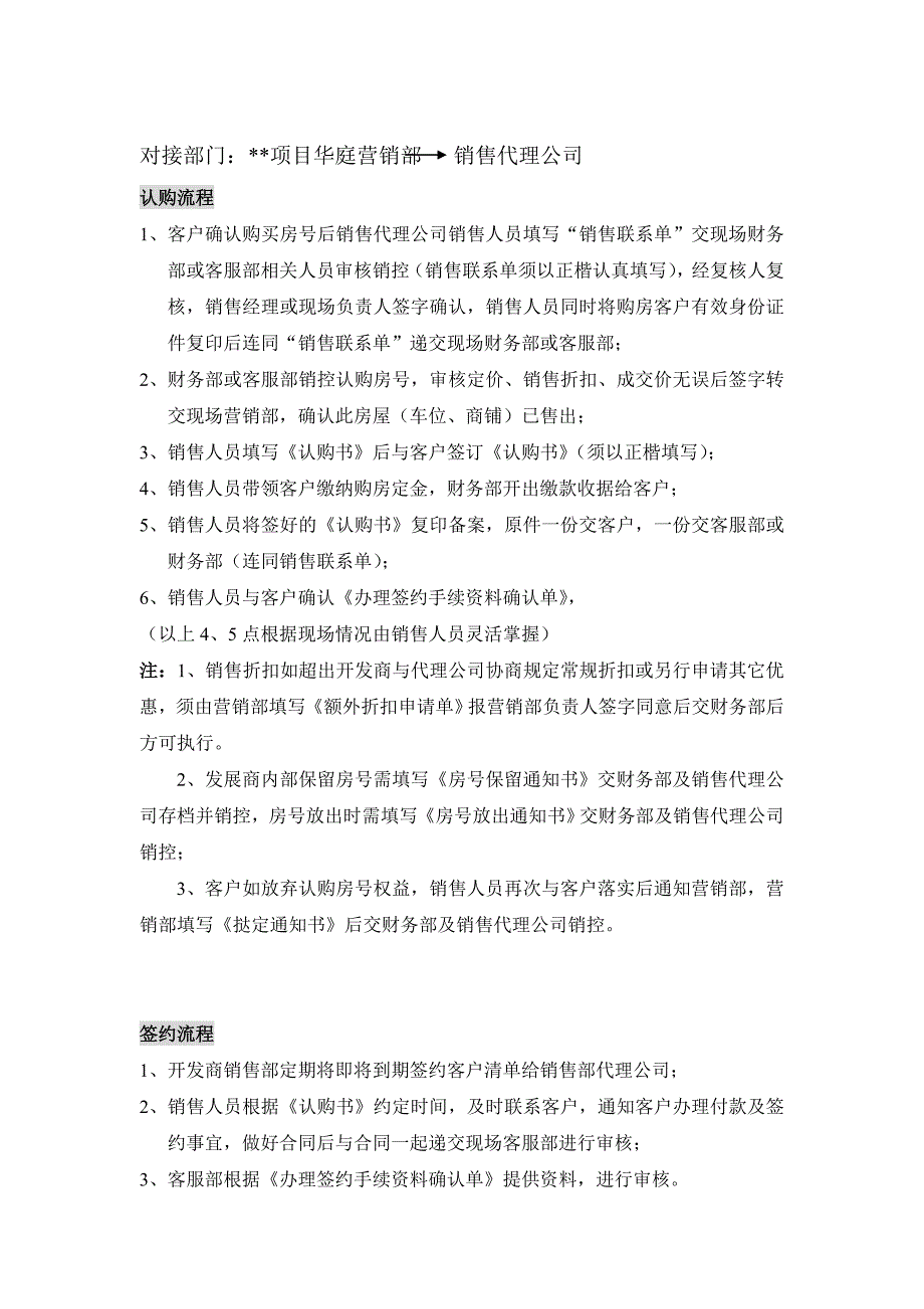 房地产认购流程及销售相关文本3.0_第2页