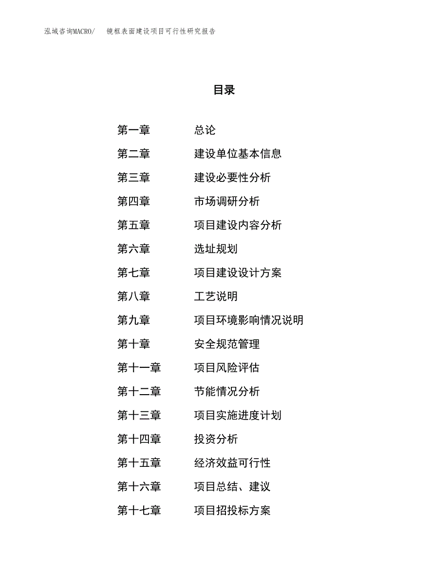 镜框表面建设项目可行性研究报告（47亩）.docx_第1页