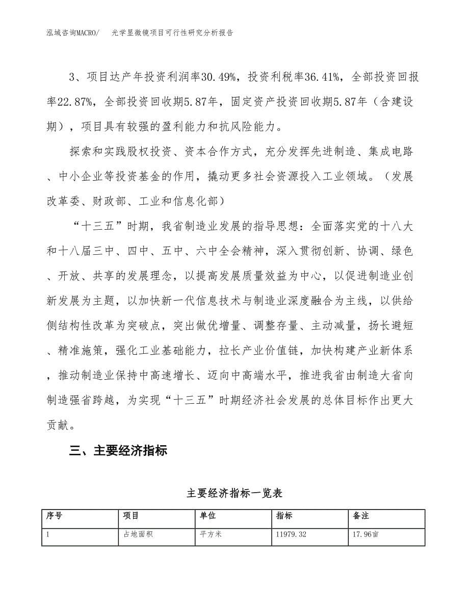 项目公示_光学显微镜项目可行性研究分析报告.docx_第5页