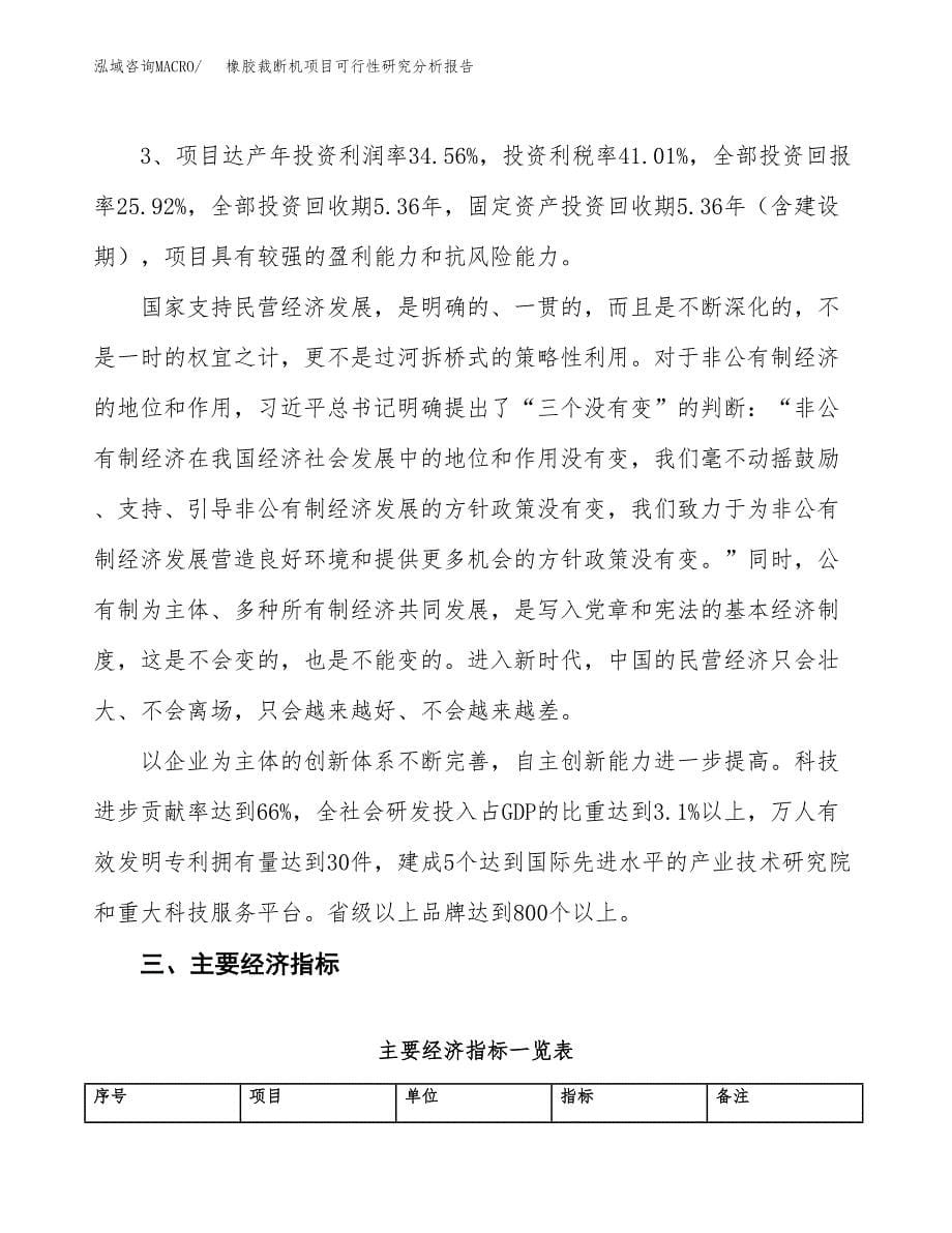 项目公示_橡胶裁断机项目可行性研究分析报告.docx_第5页