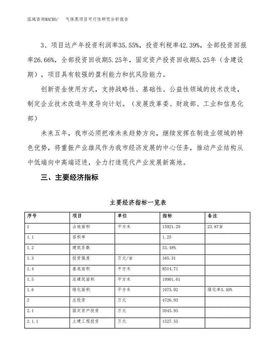 项目公示_气体泵项目可行性研究分析报告.docx_第5页