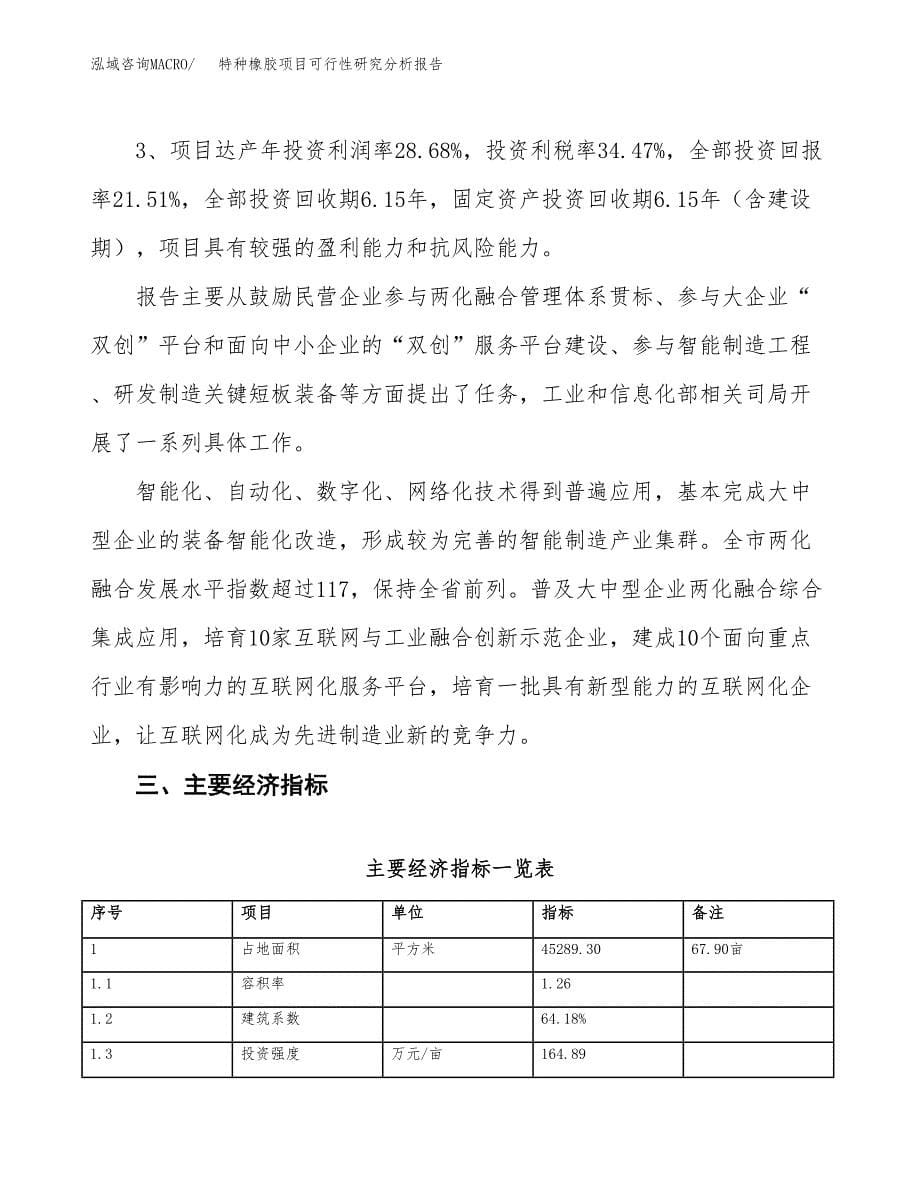 项目公示_特种橡胶项目可行性研究分析报告.docx_第5页