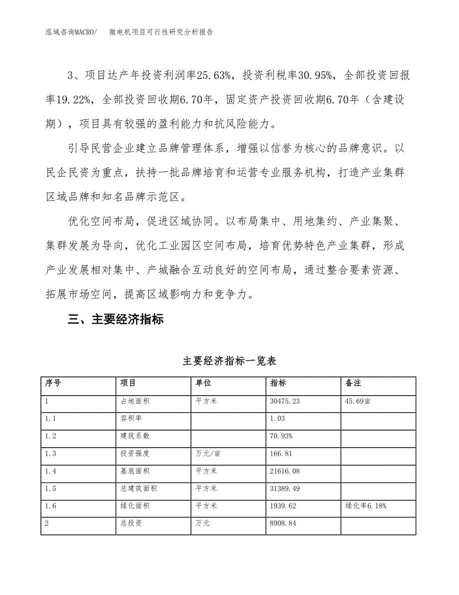 项目公示_微电机项目可行性研究分析报告.docx_第5页