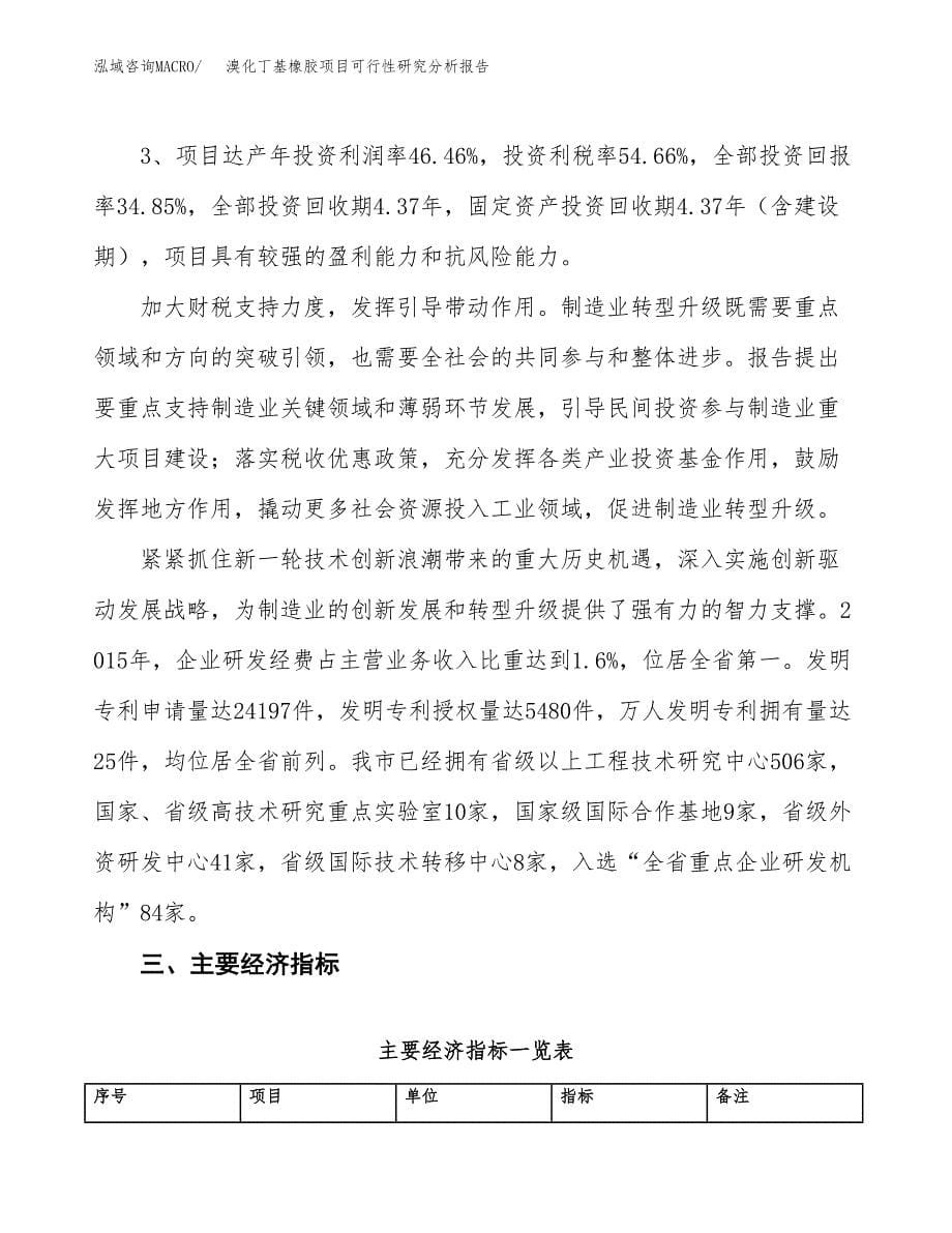 项目公示_溴化丁基橡胶项目可行性研究分析报告.docx_第5页