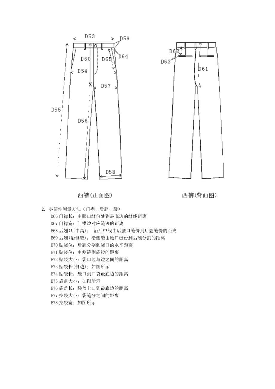 服装测量方法_第5页