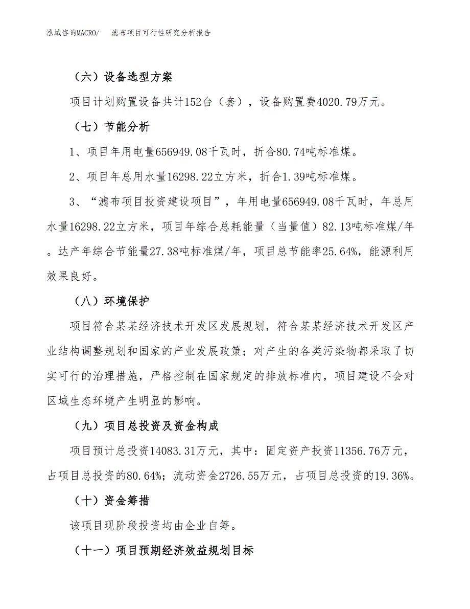 项目公示_滤布项目可行性研究分析报告.docx_第3页