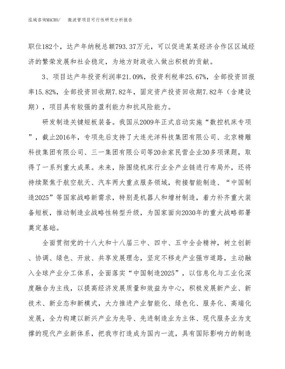 项目公示_微波管项目可行性研究分析报告.docx_第5页