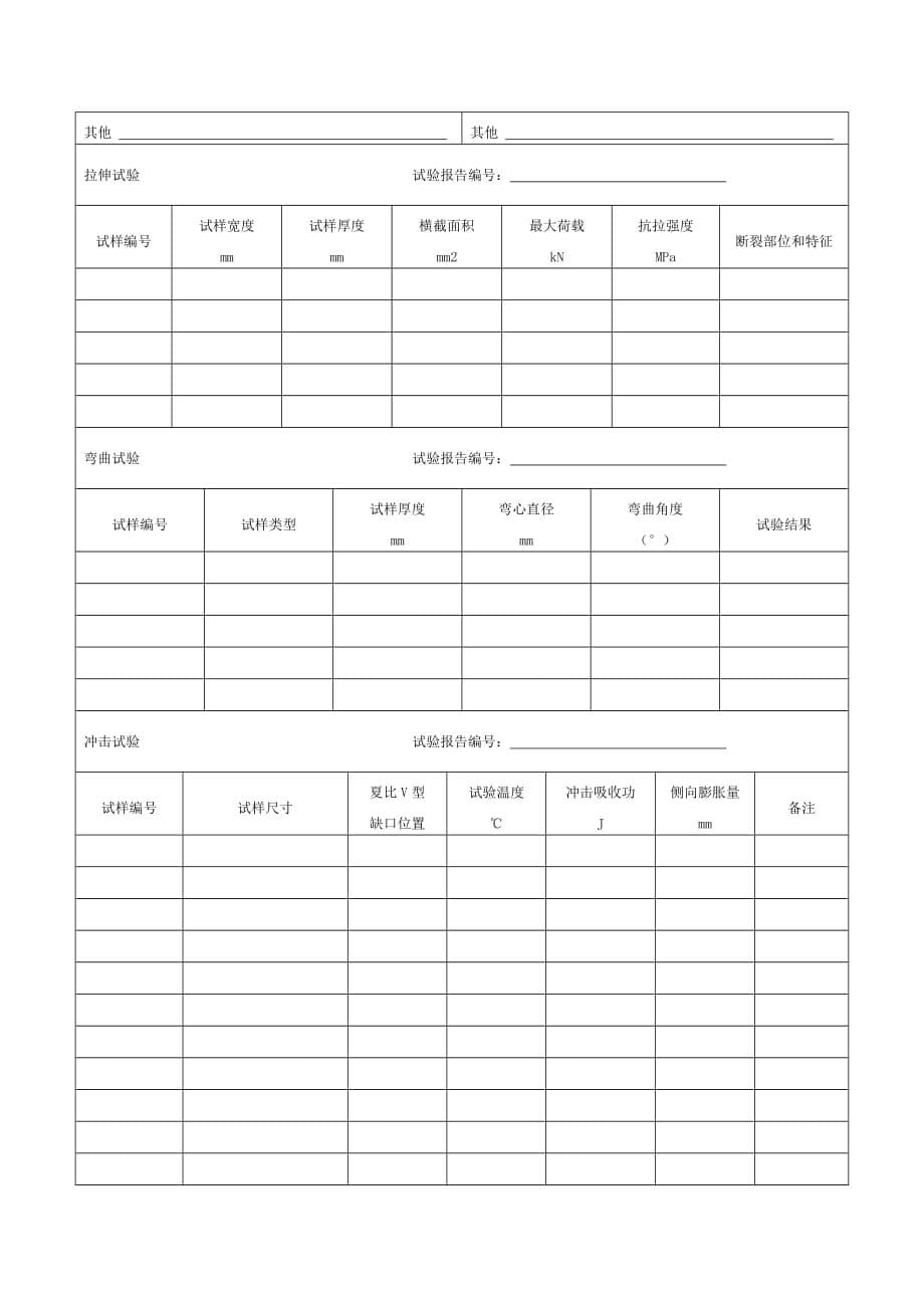 焊接工艺评定报告(样表)_第5页