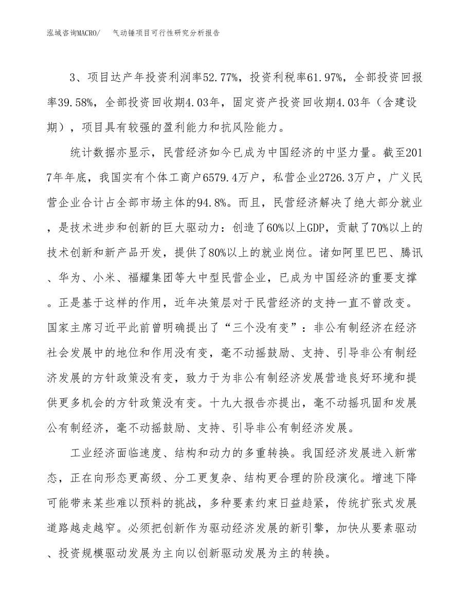 项目公示_气动锤项目可行性研究分析报告.docx_第5页