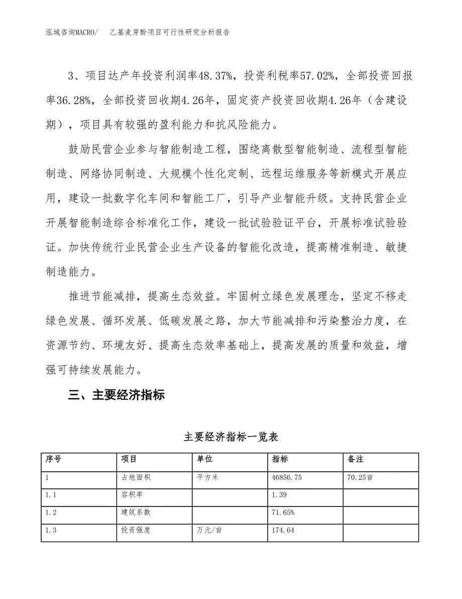 项目公示_乙基麦芽酚项目可行性研究分析报告.docx_第5页