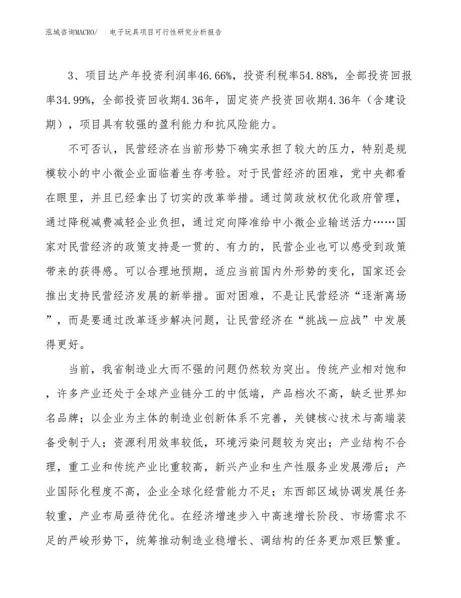 项目公示_电子玩具项目可行性研究分析报告.docx_第5页