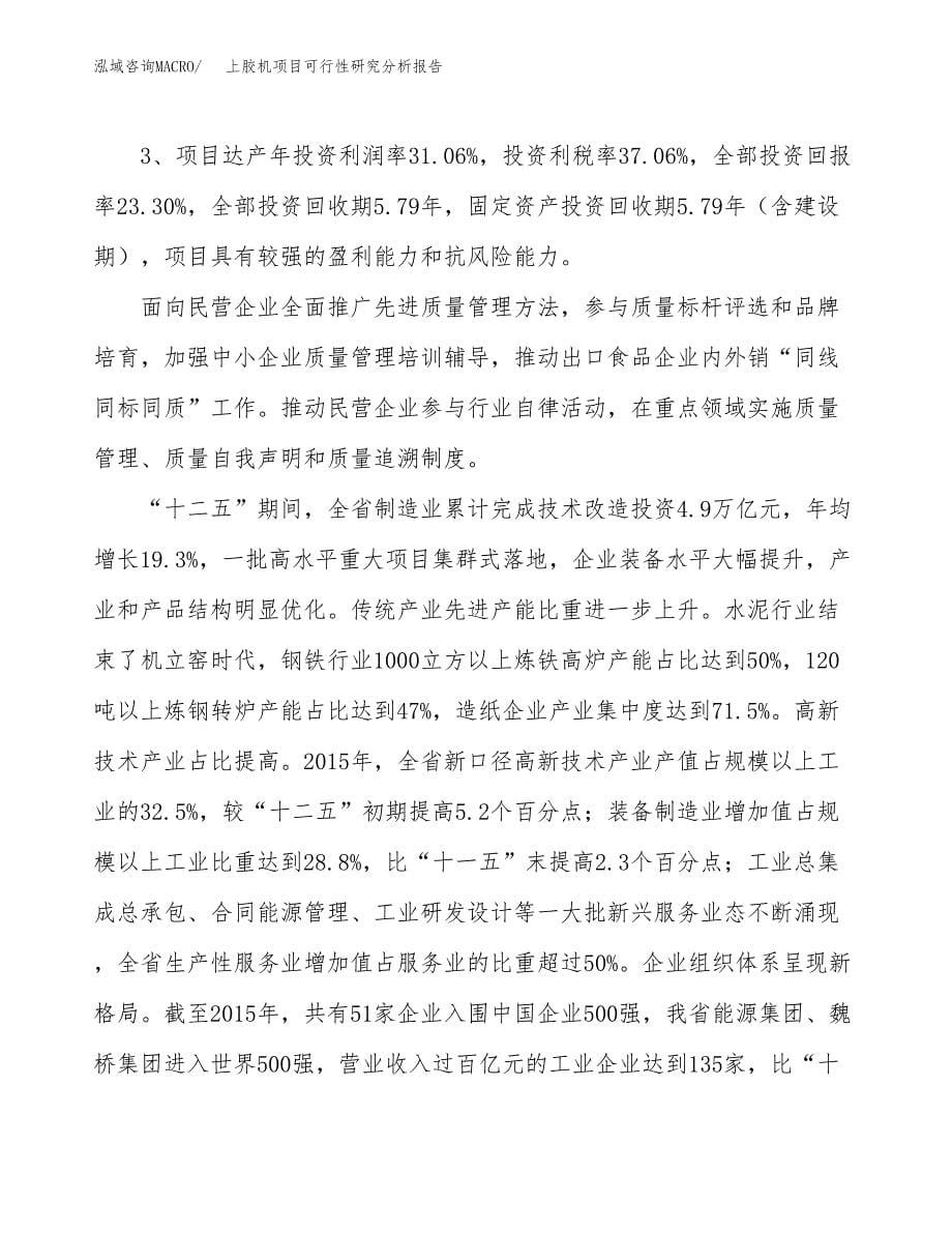 项目公示_上胶机项目可行性研究分析报告.docx_第5页