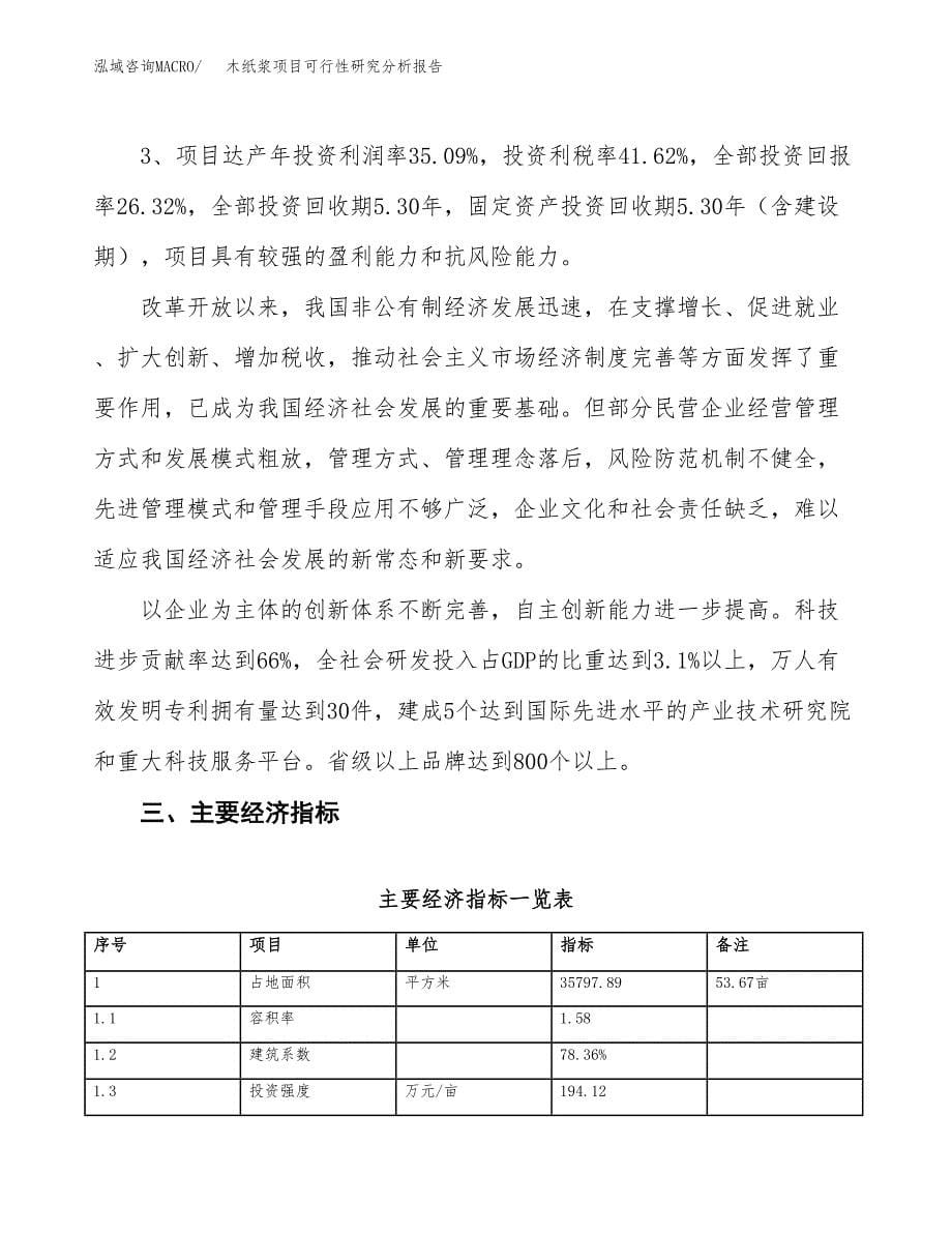 项目公示_木纸浆项目可行性研究分析报告.docx_第5页