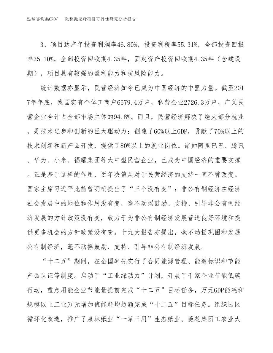 项目公示_微粉抛光砖项目可行性研究分析报告.docx_第5页