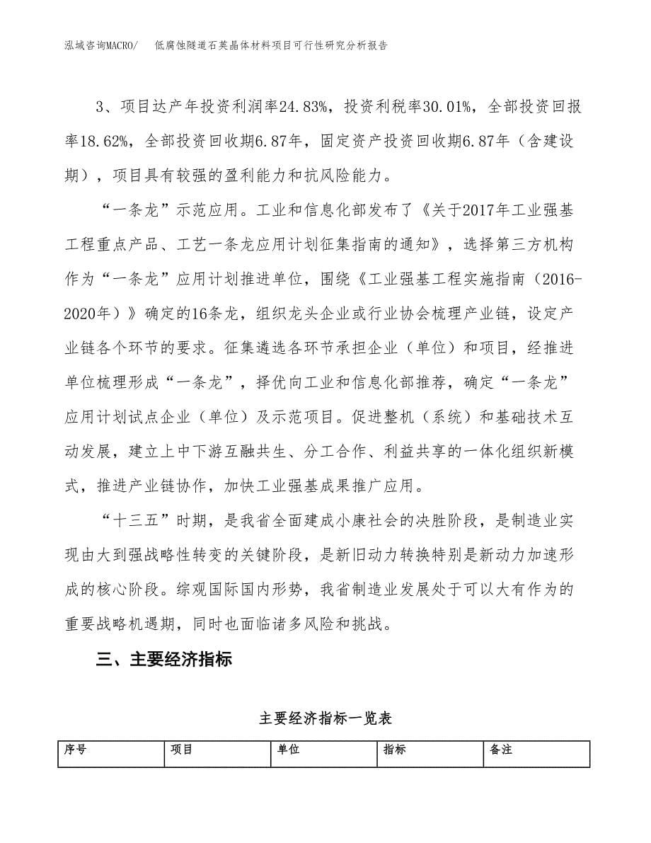 项目公示_低腐蚀隧道石英晶体材料项目可行性研究分析报告.docx_第5页