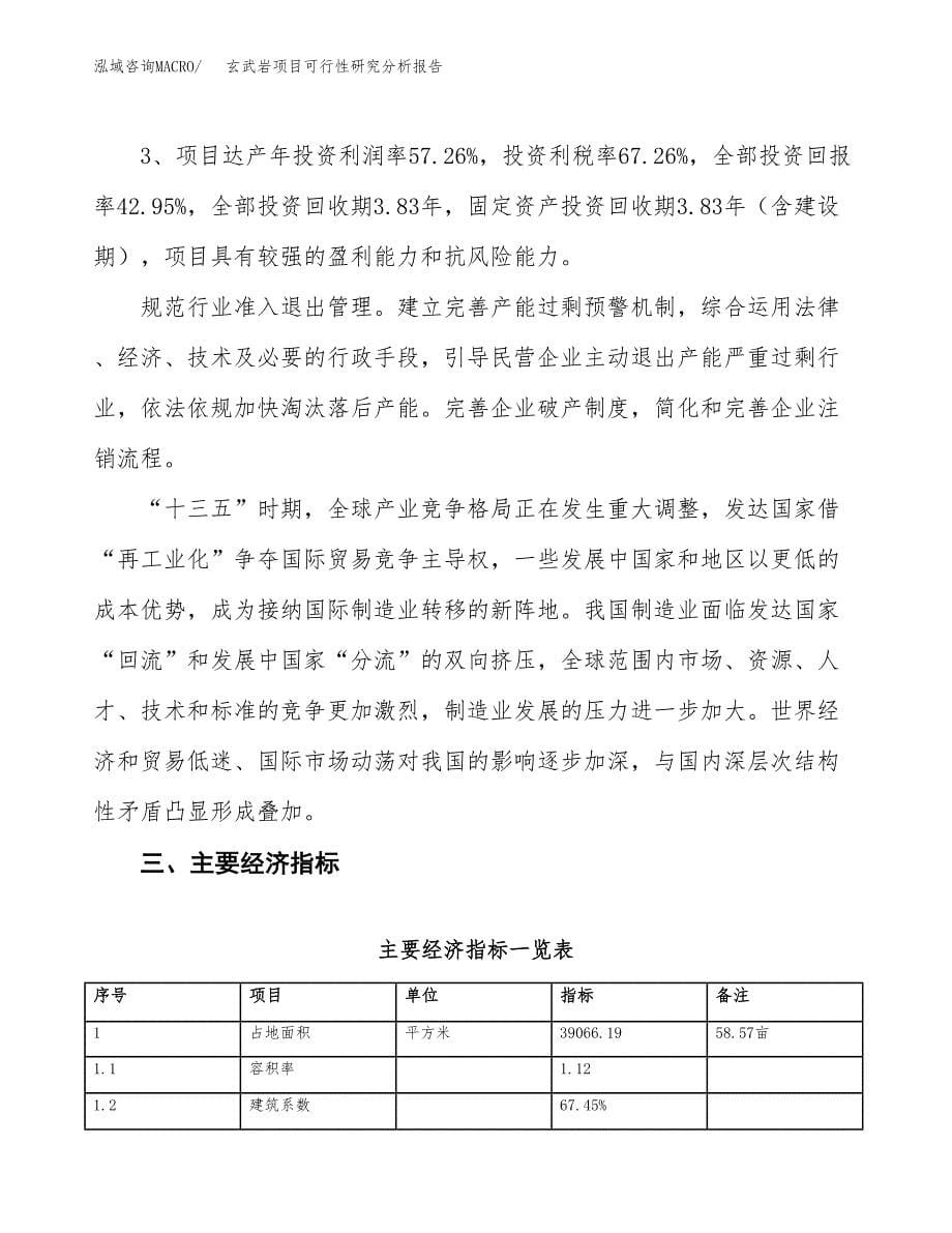项目公示_玄武岩项目可行性研究分析报告.docx_第5页