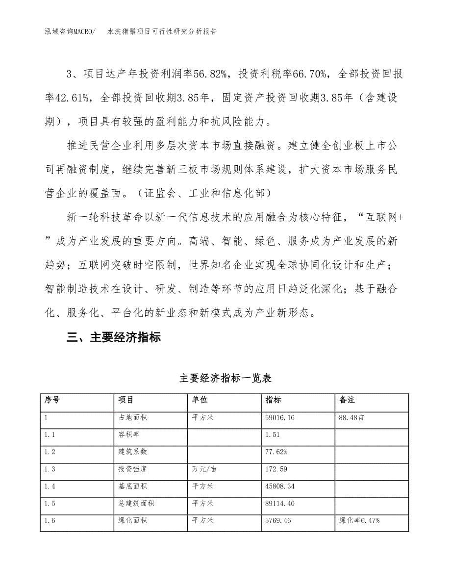 项目公示_水洗猪鬃项目可行性研究分析报告.docx_第5页