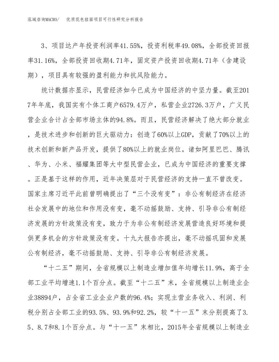 项目公示_优质花色挂面项目可行性研究分析报告.docx_第5页