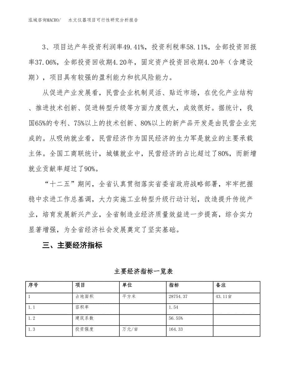 项目公示_水文仪器项目可行性研究分析报告.docx_第5页