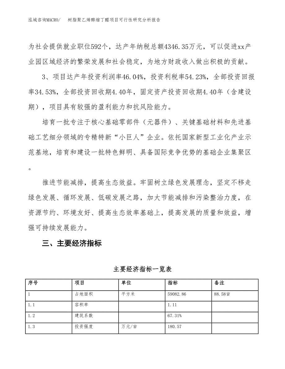 项目公示_树脂聚乙烯醇缩丁醛项目可行性研究分析报告.docx_第5页