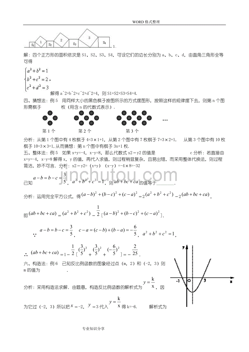 初中数学解题技巧[超级完整]_第3页